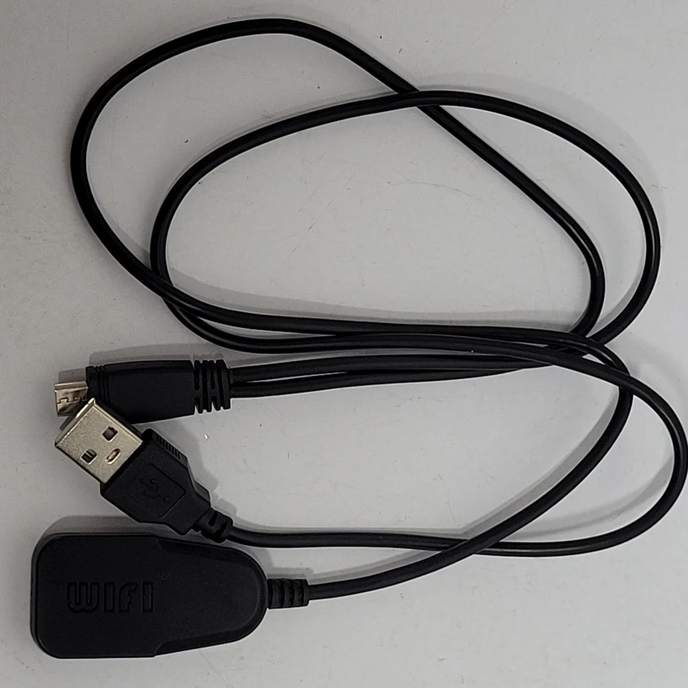 Wi-Fi USB Adapter Receiver Cable To HD TV (NO DONGLE INCLUDED). Wi-Fi Antenna. A